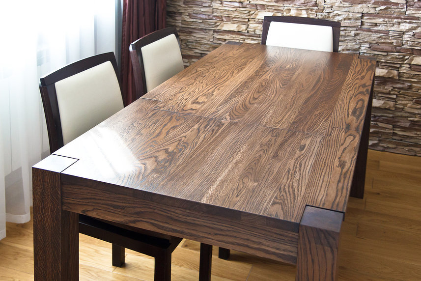 idées de design de table en bois massif