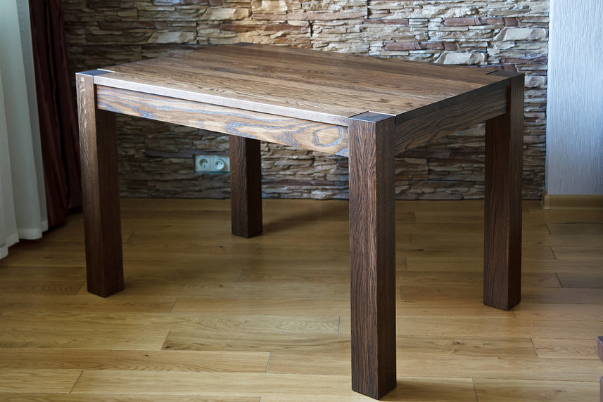 idées de design de table en bois massif
