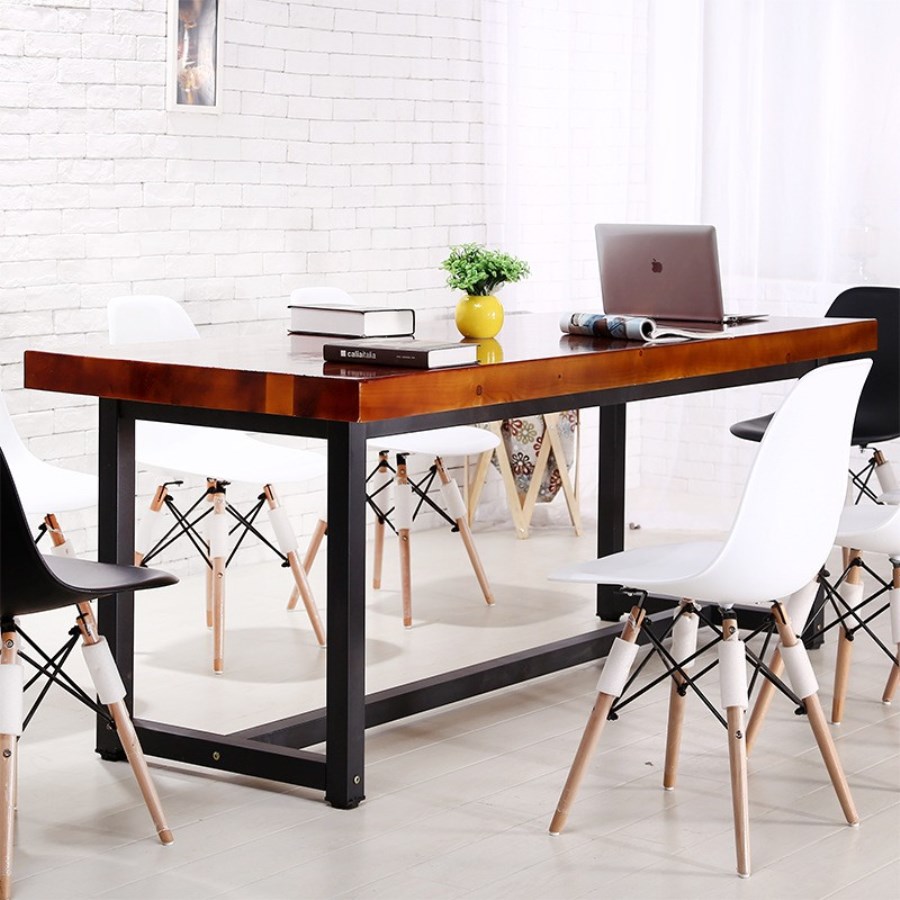 idées de table en bois massif photo