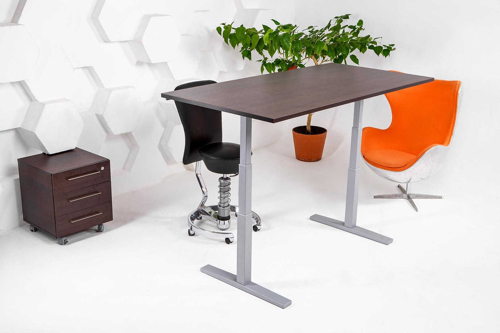 table réglable en hauteur