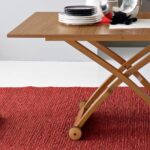 idées de décoration de table réglable en hauteur