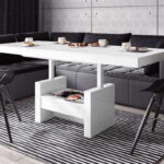 photo de l'intérieur de la table réglable en hauteur