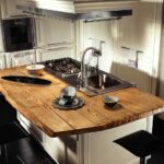 comptoir de cuisine en planches