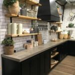 plan de travail de cuisine gris