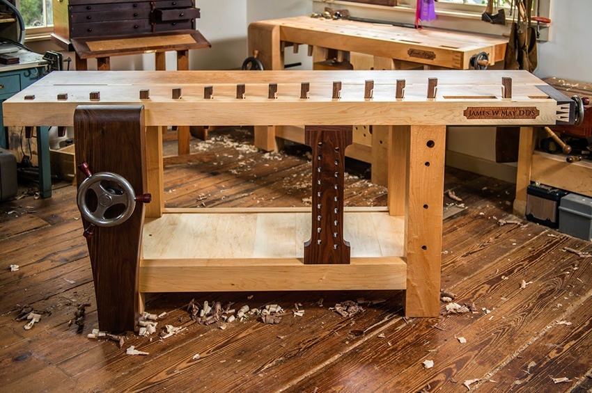 photo de conception de table de menuiserie