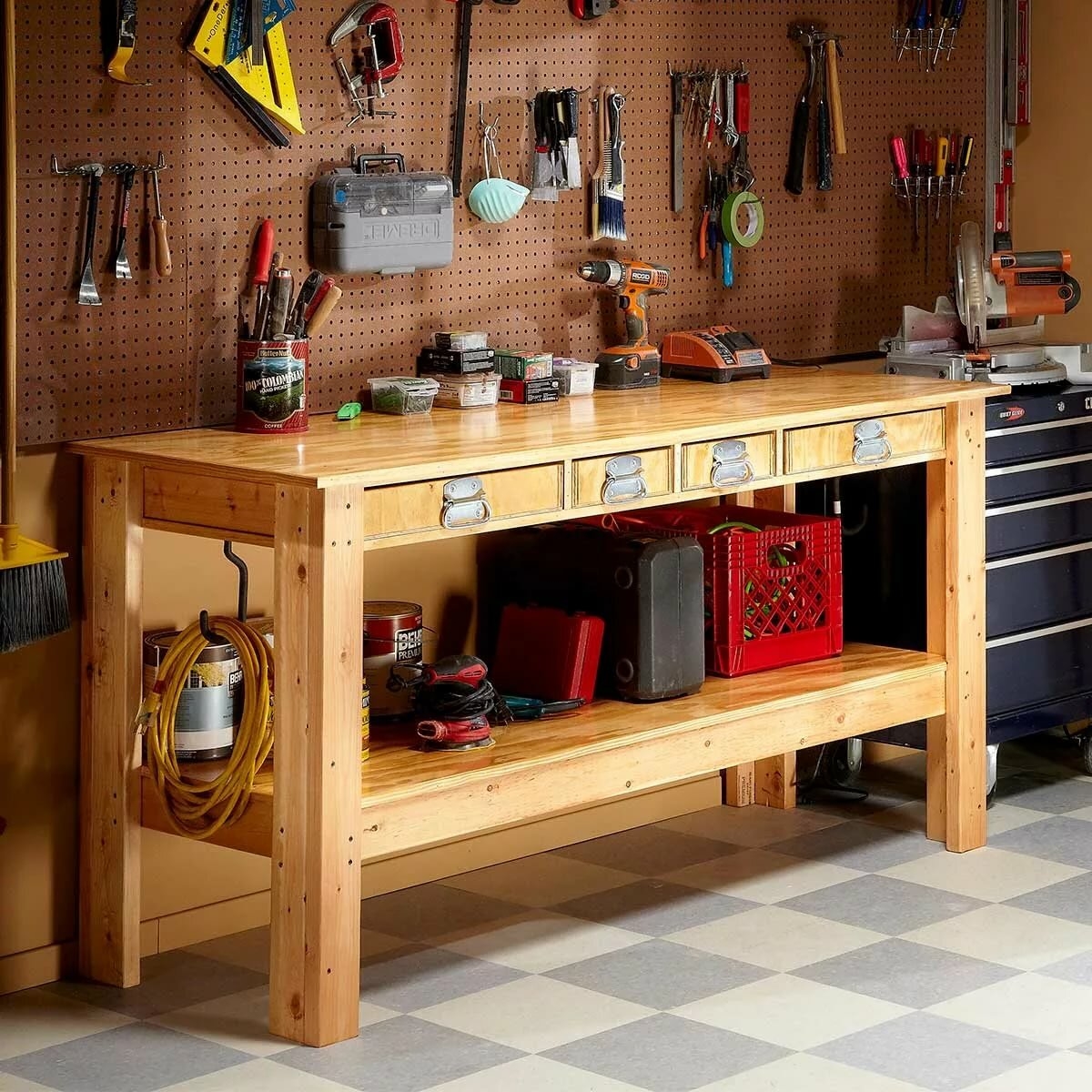 conception de table de menuiserie