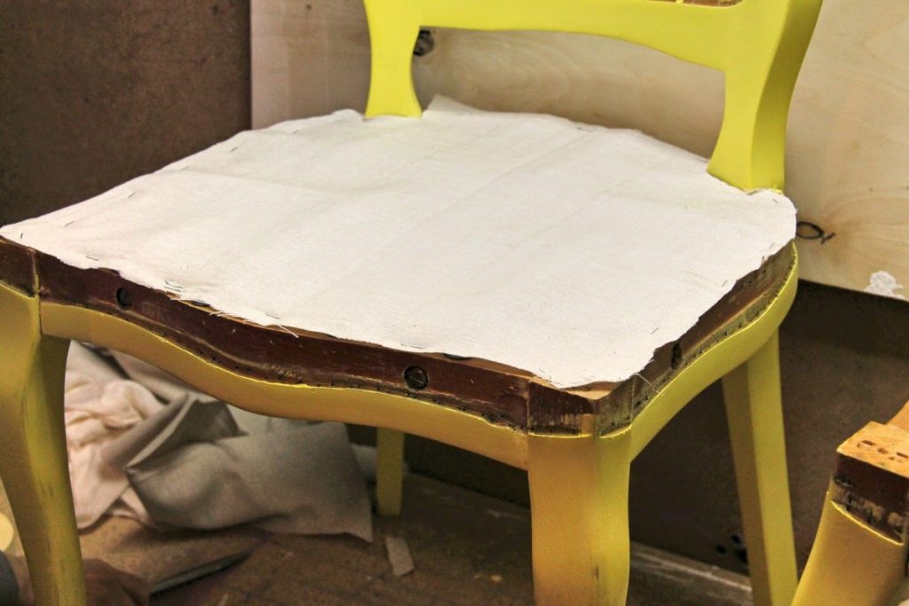 chaise rembourrée