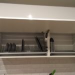 idées de conception de sèche-linge d'armoires de cuisine