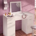 coiffeuse avec miroir carré