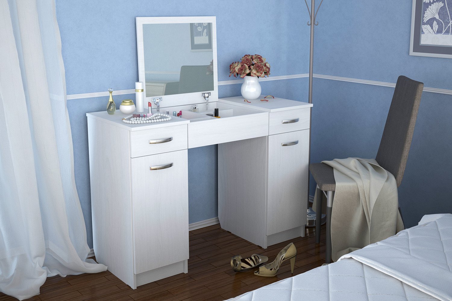 coiffeuse dans la chambre