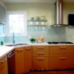armoire d'angle pour la conception d'évier de cuisine