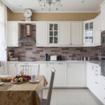 meuble d'angle sous l'évier dans les idées de design de cuisine
