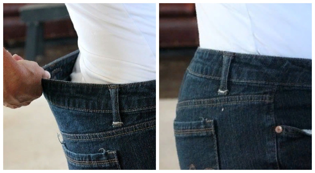 Hosen an der Taille reduzieren