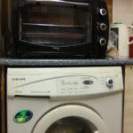 machine à laver dans la cuisine