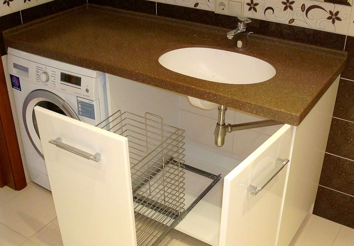 emplacement pour machine à laver