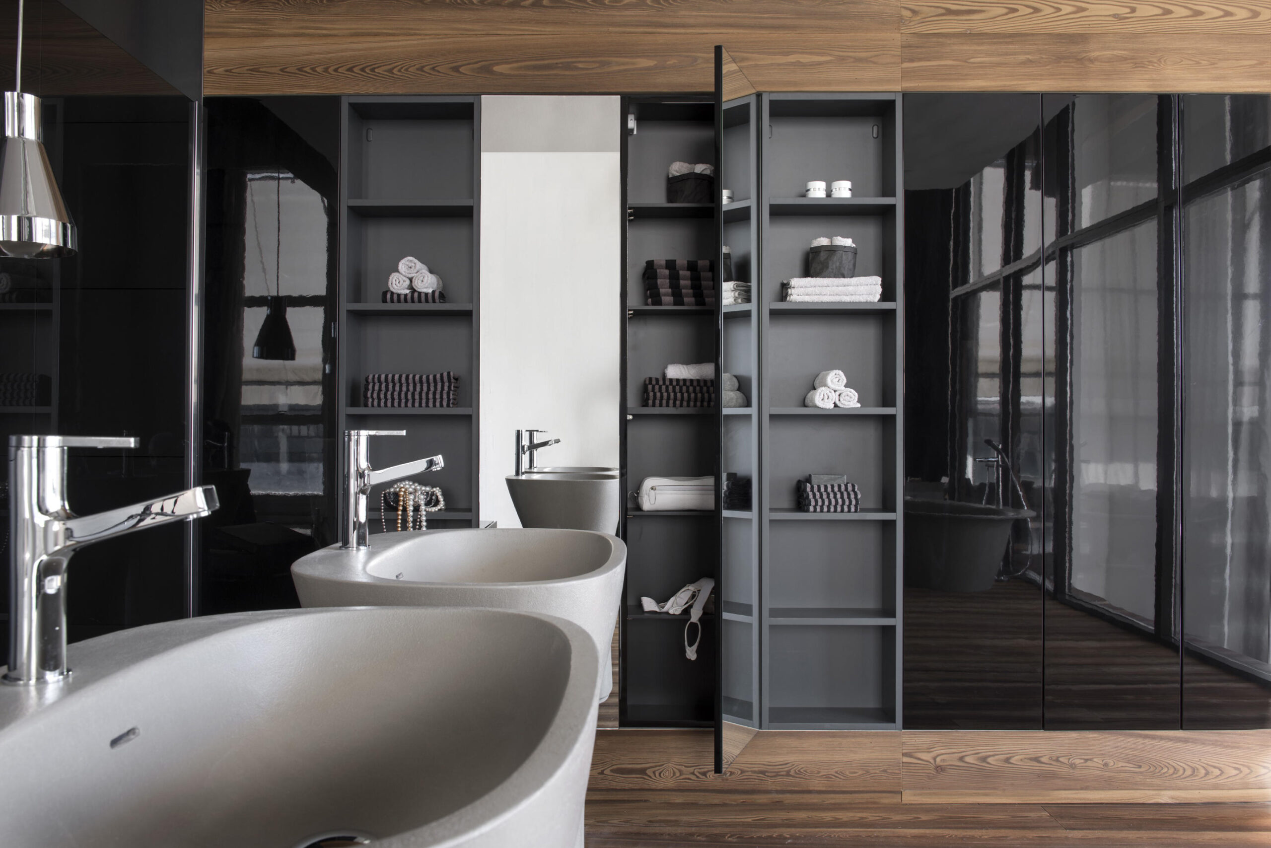 choix d'armoire encastrée pour la salle de bain
