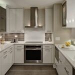 ensemble de cuisine en forme de U