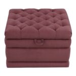 pouf en daim