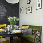 canapé vert dans le décor photo intérieur