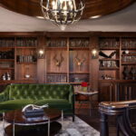canapé vert dans les idées de design d'intérieur