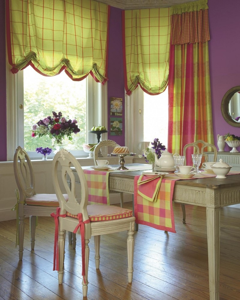 combinaison de couleurs de rideaux