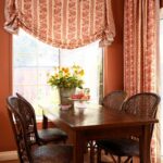 rideaux anglais rose