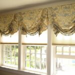 beige curtains short austrian
