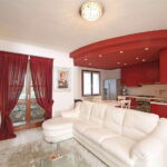 ستائر ديكور بورجوندي