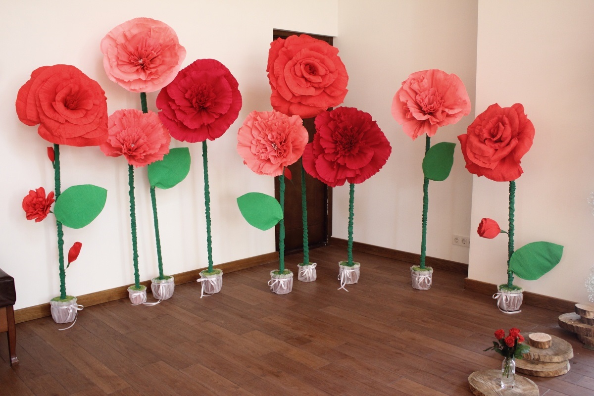 grandes fleurs de serviettes