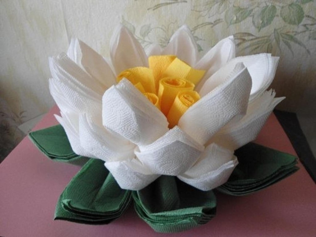 serviette de lotus
