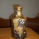 décor de bouteille or