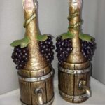 décor de baril de bouteille
