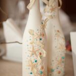 décor de bouteille blanc