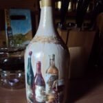 modèle de décoration de bouteille