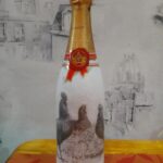 décor de bouteille de poulet
