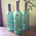 décor de bouteille d'étoile de mer