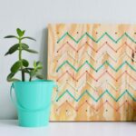 panneau décoratif de fils