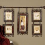 panneau décoratif avec une bouteille