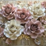 panneau décoratif fleurs volumétrique