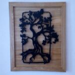 panneau décoratif en ébène