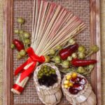 panneau décoratif avec un balai