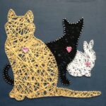 chats de panneau décoratif