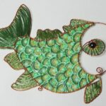 panneau décoratif poisson
