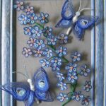 papillons de panneau décoratif