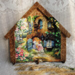 photo de décoration de femme de ménage de découpage