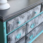 cassettiera decoupage fai da te