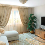 đèn chiếu sáng rộng vào đại sảnh