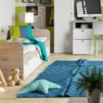 wooden high baby bed