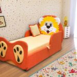 baby bed in the shape of a tiger