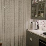 longs rideaux pour la cuisine en tulle
